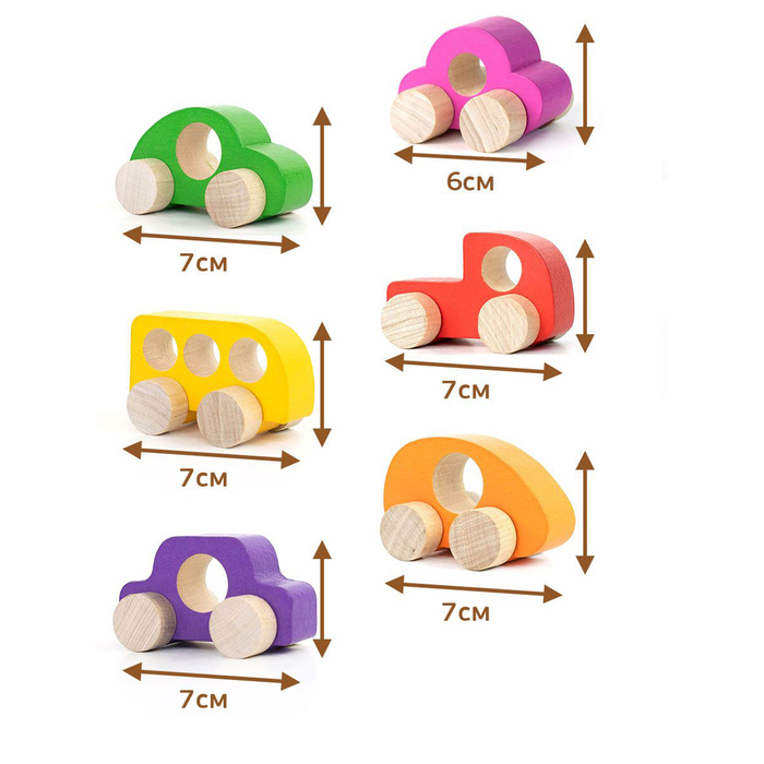 Каталка «Машинки Томик», набор 5 шт. Каталка «Машинки Томик», набор 5 шт.