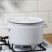 Кастрюля без деколи, 7 л, индукция, цвет МИКС