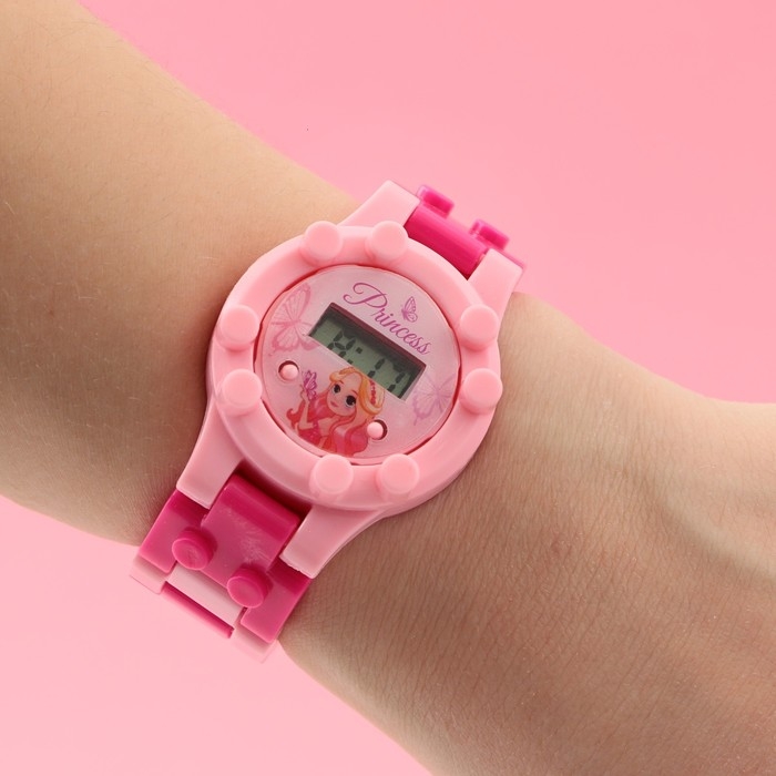 Часы наручные электронные &laquo;Самой милой леди&raquo;, с ремешком-конструктором