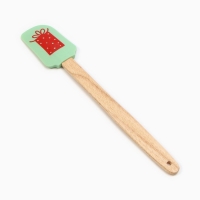 Новый год. Набор подарочный Доляна "Подарок" : варежка-прихватка, лопатка силикон