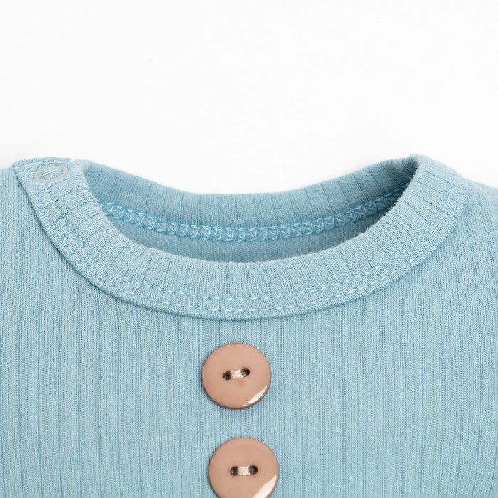 Боди Крошка Я Nature, синий, р.24, рост 68-74 см Боди Крошка Я Nature, синий, р.24, рост 68-74 см