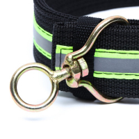 Ошейник четырехслойный светоотражающий с вертлюгом, 71 х 5 см, ОШ 55-65 см, чёрный Ошейник четырехслойный светоотражающий с вертлюгом, 71 х 5 см, ОШ 55-65 см, чёрный