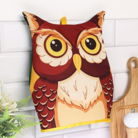 Грелка на чайник &laquo;Сова&raquo;, коричневая, 31,5 х 26,5 см