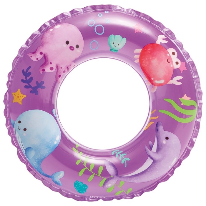 Круг для плавания &laquo;Океан&raquo;, d=61 см, от 6-10 лет, цвет МИКС, 59242NP INTEX
