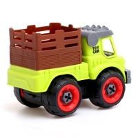 Конструктор винтовой &laquo;Фермерский самосвал&raquo;, с отвёрткой, 28 деталей