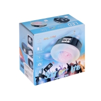 Садовый светильник на солнечной батарее &laquo;Дискошар&raquo;, 13 &times; 6 &times; 13 см, 6 LED, пульт ДУ, свечение RGBW