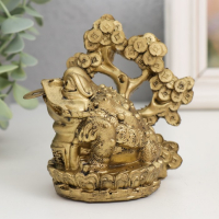 Нэцке полистоун "Жаба с денежным деревом" под бронзу 10х9,5х7,2 см Нэцке полистоун "Жаба с денежным деревом" под бронзу 10х9,5х7,2 см