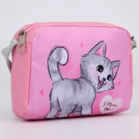 Сумка детская для девочки «Котенок» из эко-кожи, на ремешке, 15х12х3 см Сумка детская для девочки «Котенок» из эко-кожи, на ремешке, 15х12х3 см