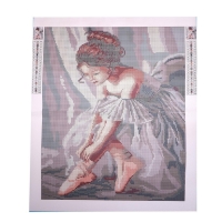 Алмазная мозаика с полным заполнением на холсте «Балерина», 40 х 50 см Алмазная мозаика с полным заполнением на холсте «Балерина», 40 х 50 см