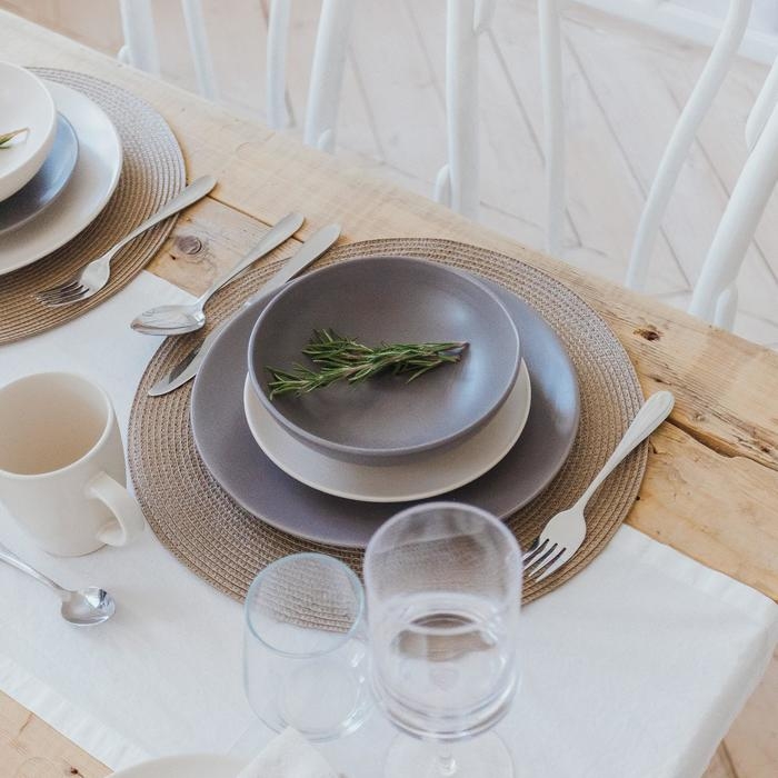 Тарелка керамическая суповая Доляна «Пастель» 700 мл, d=18 см, цвет коричневый Тарелка керамическая суповая Доляна «Пастель» 700 мл, d=18 см, цвет коричневый