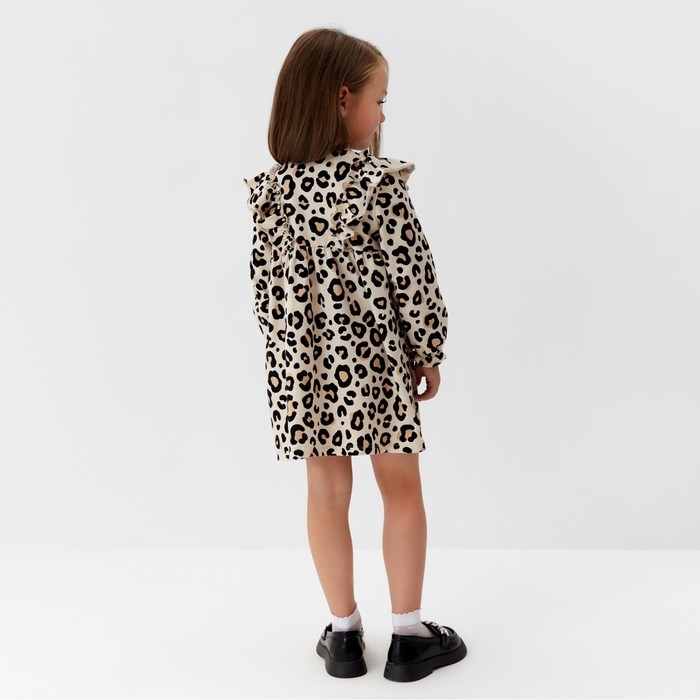 Платье детское с рюшами KAFTAN "Trendy" р.30 (98-104)