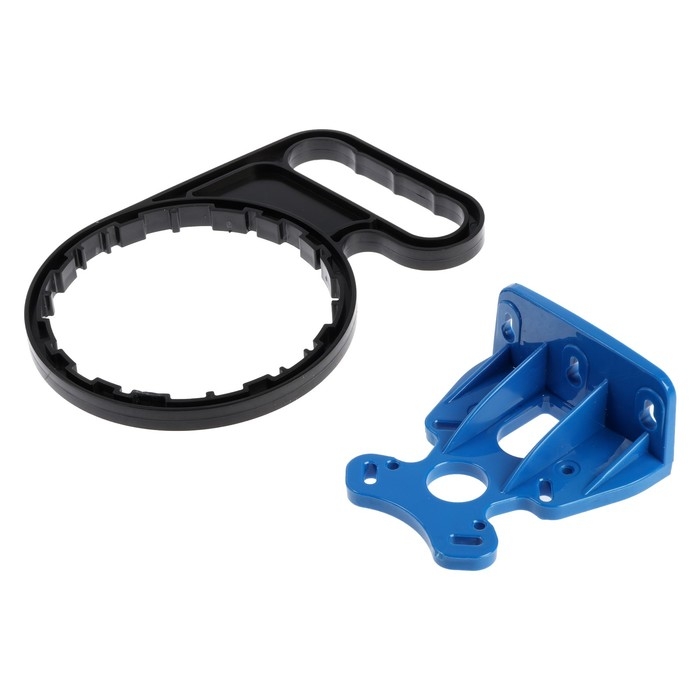 Корпус для фильтра ZEIN, 10SL, 1 Корпус для фильтра ZEIN, 10SL, 1", для холодной воды, ключ, крепление, прозрачный