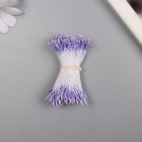 Тычинки для искусственных цветов глянец "Рисинки" сиреневый набор 360 шт длина 6 см Тычинки для искусственных цветов глянец "Рисинки" сиреневый набор 360 шт длина 6 см