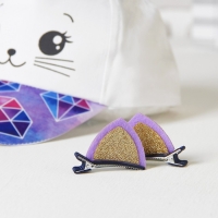 Кепка детская для девочки &laquo;Кокетка&raquo;, с заколочками, р-р 52-54, 5-7 лет