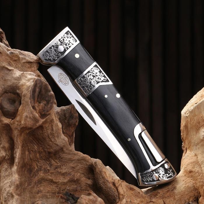 Нож складной Нож складной "Вьюн" сталь - 420, рукоять - дерево, 20 см