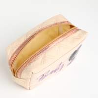 Косметичка на молнии, цвет бежевый Косметичка на молнии, цвет бежевый