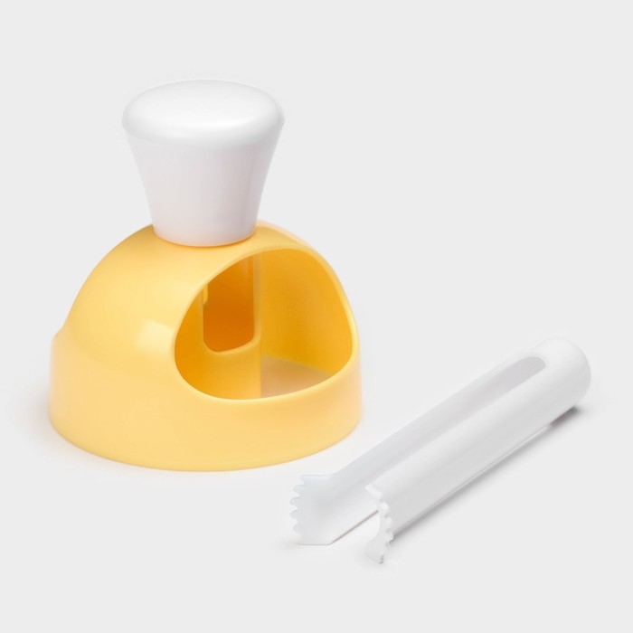 Набор для пончиков с щипцами Доляна «Ваниль», d=8 см Набор для пончиков с щипцами Доляна «Ваниль», d=8 см