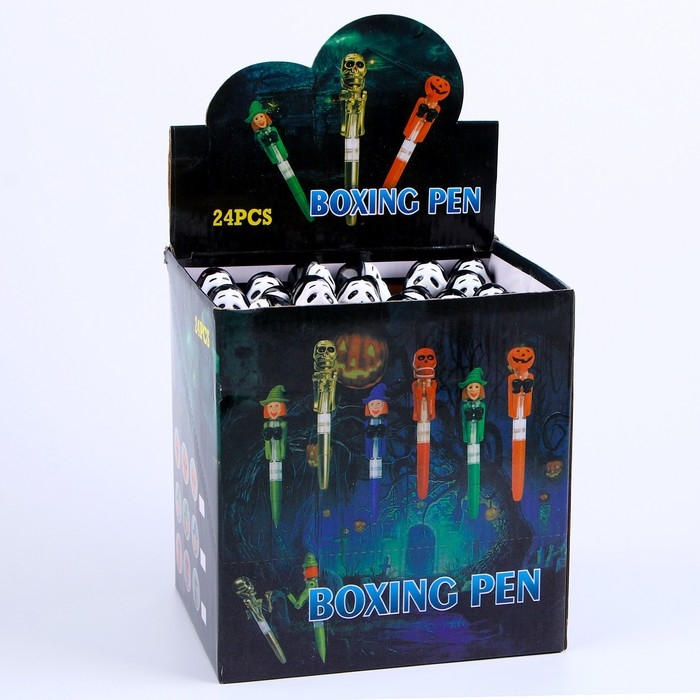 Прикол ручка «Крик», боксёр, светятся глаза Прикол ручка «Крик», боксёр, светятся глаза