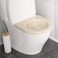 Туалет для приучения кошек к унитазу 39,2 х 38,7 х 3 см, серый Туалет для приучения кошек к унитазу 39,2 х 38,7 х 3 см, серый