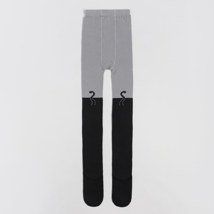 Колготки детские, цвет серый, рост 152-158