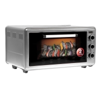 Мини-печь AKEL AF-940, 1300 Вт, 45л, 50-320&deg;С, таймер, гриль, серебристая