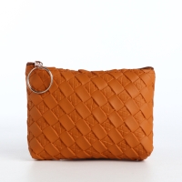 Кошелёк женский на молнии, цвет рыжий Кошелёк женский на молнии, цвет рыжий