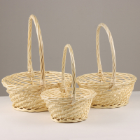 Набор корзин 3 шт, ива натуральная