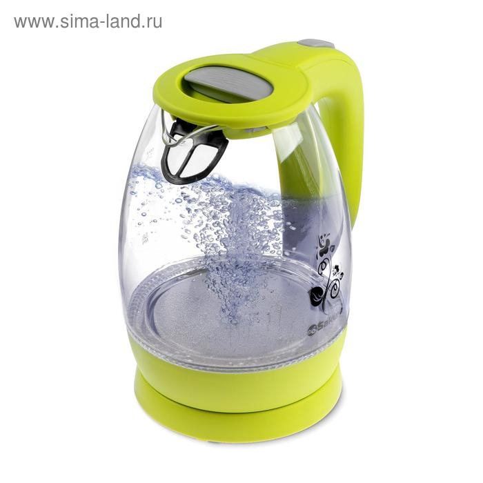 Чайник электрический Sakura SA-2715GR, стекло, 1.7 л, 2200 Вт, зеленый Чайник электрический Sakura SA-2715GR, стекло, 1.7 л, 2200 Вт, зеленый