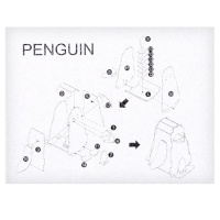 Набор для творчества создние 3D фигурки «Пингвин» Набор для творчества создние 3D фигурки «Пингвин»