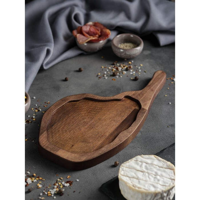 Доска для подачи Adelica &laquo;Стэйкхаус&raquo;, 30&times;15&times;1,8 см, берёза