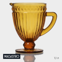 Кувшин для воды стеклянный &laquo;Босфор&raquo; 1,1 л, цвет жёлтый