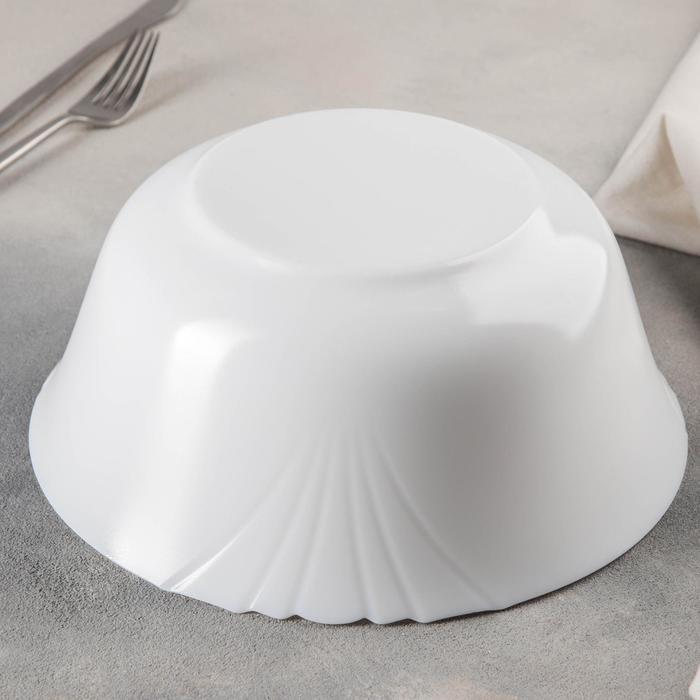 Салатник стеклокерамический Cadix, 2,7 л, d=24 см, цвет белый