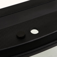 Аквариум "Телевизор" с крышкой, 200 литров, 110 х 42 х 50/57 см, чёрный