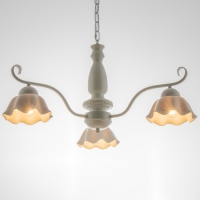 Люстра "Лукреция" 3хЕ27 40Вт белый 69х69х37-72 см BayerLux Люстра "Лукреция" 3хЕ27 40Вт белый 69х69х37-72 см BayerLux