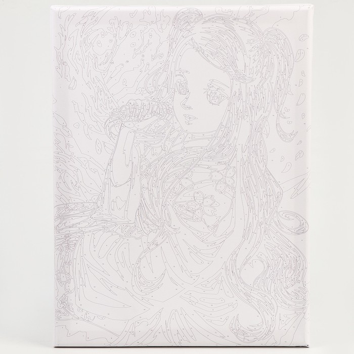 Картина по номерам на холсте с подрамником &laquo;Зеленоглазая девушка&raquo;, 30 х 40 см