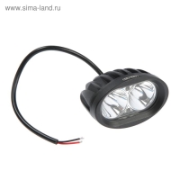 Фара светодиодная Skyway OFF ROAD, овальная, 12/24 В, 20 Вт, 2 диода, 95х60 мм Фара светодиодная Skyway OFF ROAD, овальная, 12/24 В, 20 Вт, 2 диода, 95х60 мм