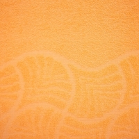 Полотенце махровое банное "Волна", размер 70х130 см, 300 г/м2, цвет оранжевый