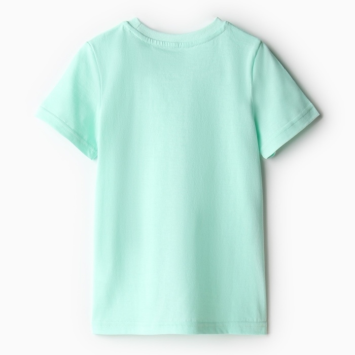 Футболка детская MINAKU, цвет бирюзовый, рост 98 см