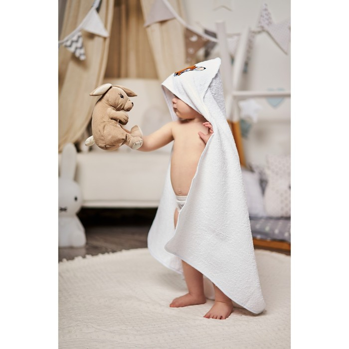Полотенце уголок махровое &laquo;Бемби&raquo;, 75 х 75 см, 100% хлопок