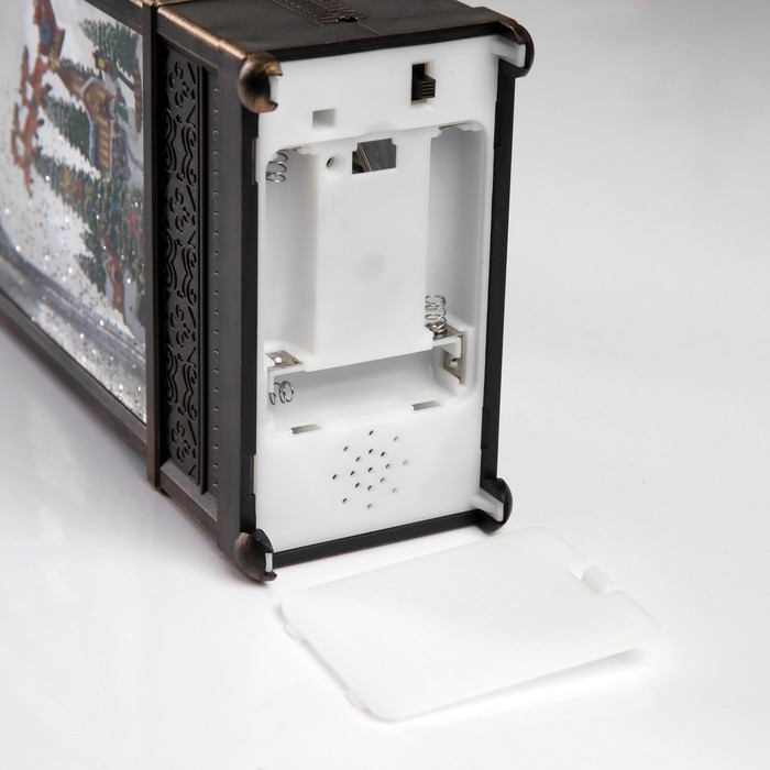 Фигура светодиодная &laquo;Новогодняя елка&raquo;, 36х12.8х6.5 см, музыка, батарейки ААх3 (не в комплекте), USB, свечение тёплое белое