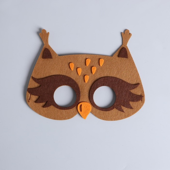 Маска карнавальная &laquo;Совёнок&raquo;, фетр