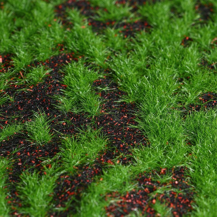 Мох искусственный, декоративный, полотно 1 × 1 м, рельефный, зелёный с щепой, Greengo Мох искусственный, декоративный, полотно 1 × 1 м, рельефный, зелёный с щепой, Greengo