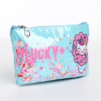 Косметичка на молнии, цвет голубой Косметичка на молнии, цвет голубой