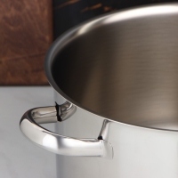 Кастрюля цельнотянутая &laquo;Профи&raquo;, 9 л, d=28 см, металлическая крышка