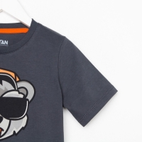 Пижама детская для мальчика KAFTAN "Trendy" р.32 (110-116), серый Пижама детская для мальчика KAFTAN "Trendy" р.32 (110-116), серый