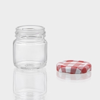 Банка стеклянная для хранения сыпучих продуктов &laquo;Домашний очаг&raquo;, 50 мл, 5&times;5,5 см, с металлической крышкой
