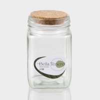 Банка стеклянная для хранения сыпучих продуктов BellaTenero «Эко», 270 мл, 6×10,5 см, с пробковой крышкой Банка стеклянная для хранения сыпучих продуктов BellaTenero «Эко», 270 мл, 6×10,5 см, с пробковой крышкой