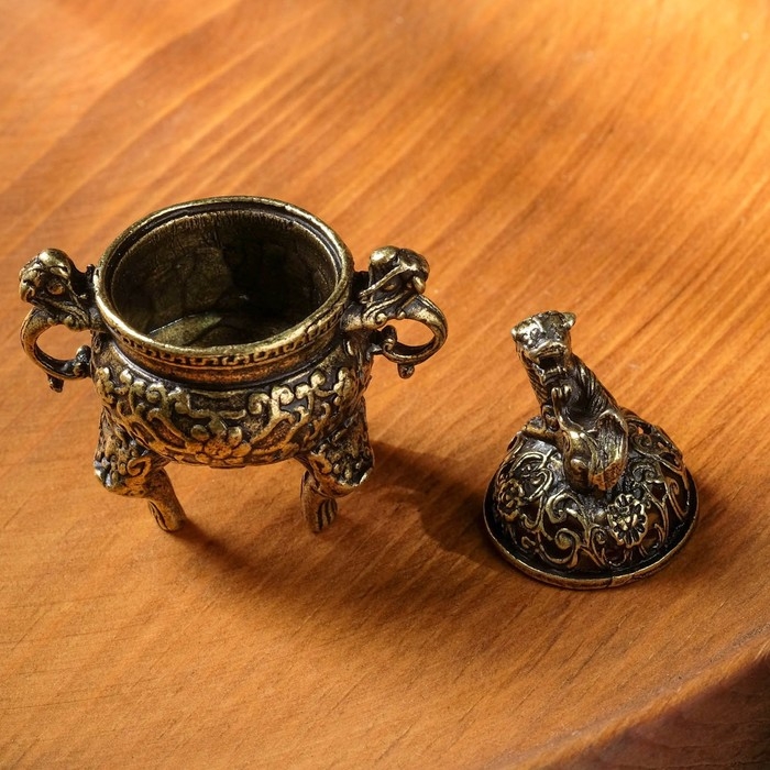 Курильница для благовоний конусов Курильница для благовоний конусов "Затаившийся тигр"