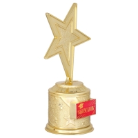 Фигура звезда литая на Выпускной &laquo;Выпускник&raquo;, 16 х 6 см