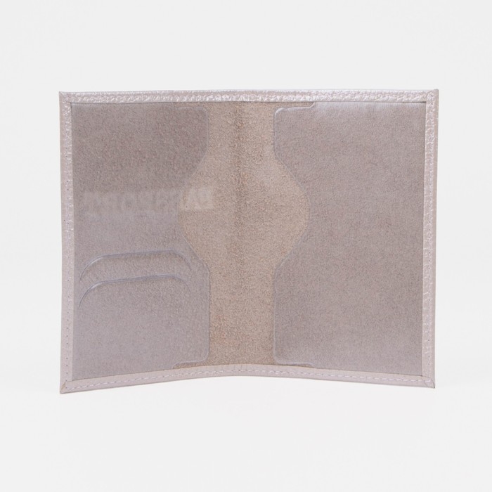 Обложка для паспорта, цвет перламутр